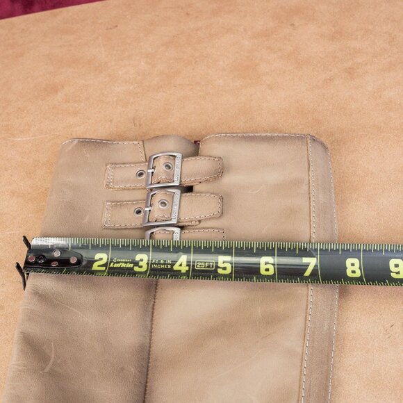 Lucky Brand Women Citere Stone Leather Zip Riding Moto Tall Boots 8US EUR 39 - Picture 7 of 10